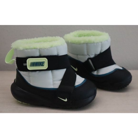 Nike DD0303 Unisex Toddler Sz 7C Black/Green Flex Advance Winter Snow Boots $72+ - Picture 1 of 7